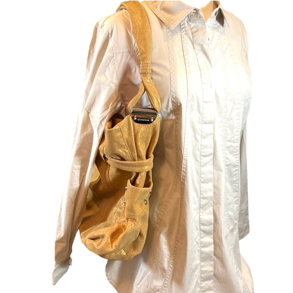 Vintage B. Makowsky Leather Shoulder Bag - Picture 3 of 12